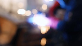 Flying bokeh spots from a fireworks. Festive sparkling background. - Powered by Shutterstock - Get 15% off with code: PIKWIZARD15