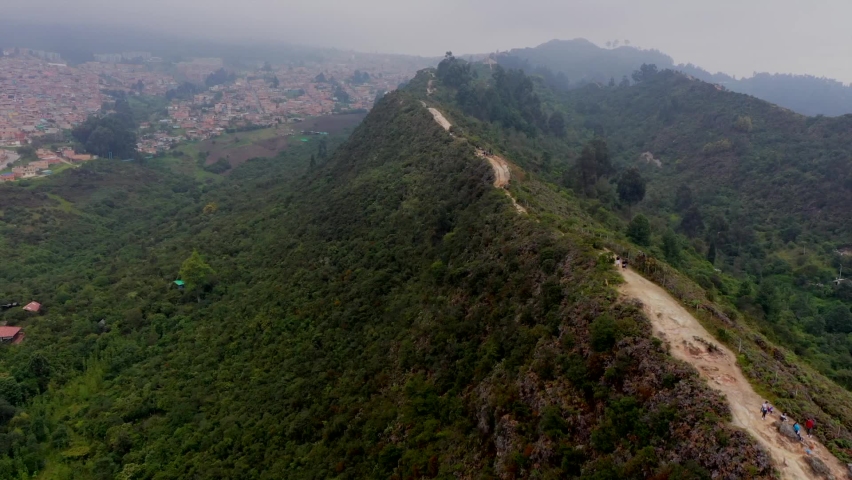 Entrenubes Natural Park - Bogota, Colombia - View from San Cristobal 
