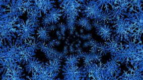 Snowflakes. 3d animation of snowfall. Christmas background. - Powered by Shutterstock - Get 15% off with code: PIKWIZARD15