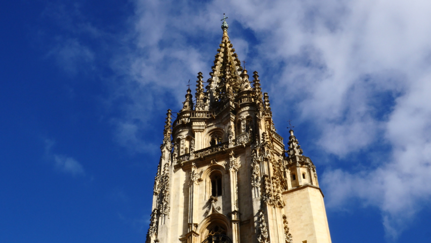 Santa Iglesia Basilica Catedral Metropolitana de San Salvador de Oviedo, Asturias, Spain. November 12, 2021.