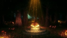 The Magical Forest of the Enchanted Book - Nature Landscape Loop Background - Powered by Shutterstock - Get 15% off with code: PIKWIZARD15