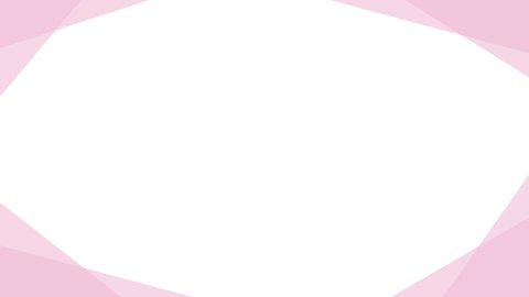 Pink simple geometric frame background (seamless loop)