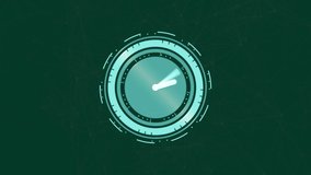 Animation of clock moving fst over networks of connections with glowing spots. global connections and data processing concept digitally generated video. - Powered by Shutterstock - Get 15% off with code: PIKWIZARD15