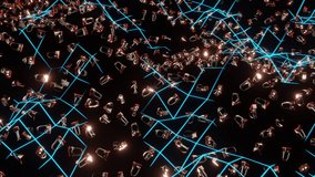 Virtual Reality (VR) Headsets Network Grid 3D CGI Animation - Powered by Shutterstock - Get 15% off with code: PIKWIZARD15