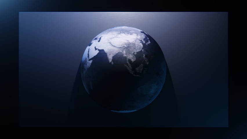 End of the world concept. Abstract 3d model of global climate cataclysm caused by rapid industrial and technological growth.	 Royalty-Free Stock Footage #1082508151