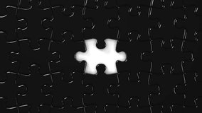 Black Jigsaw Puzzle.