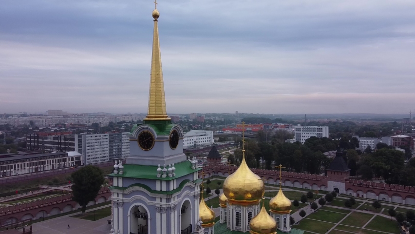 Тула видео обзор. Тульский Кремль с коптера. Тульский Кремль сверху. Город Тула с высоты