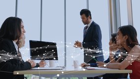 Creative visual of business data analyzing technology . Concept of digital data for marketing analysis and investment decision making . - Powered by Shutterstock - Get 15% off with code: PIKWIZARD15