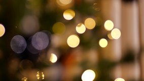 Fairy light on a Christmas tree festive blurred bokeh abstract background  - Powered by Shutterstock - Get 15% off with code: PIKWIZARD15