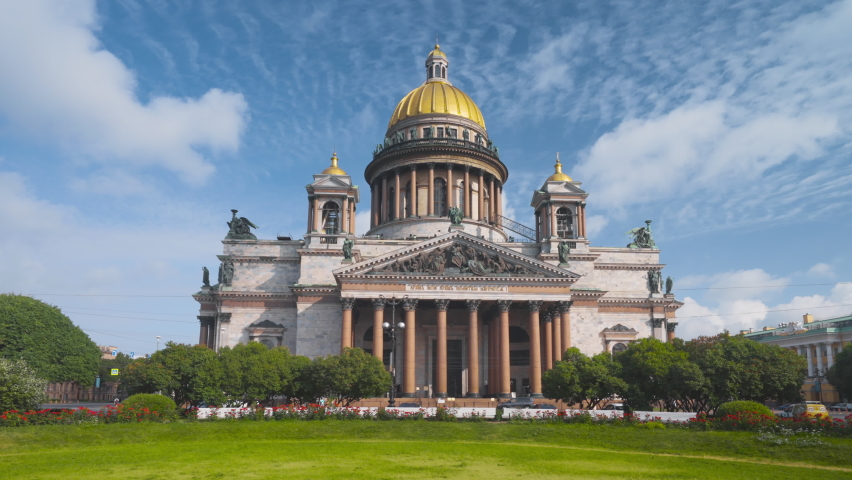 St. Isaac's Cathedral. Russia, Saint Petersburg Royalty-Free Stock Footage #1082687461