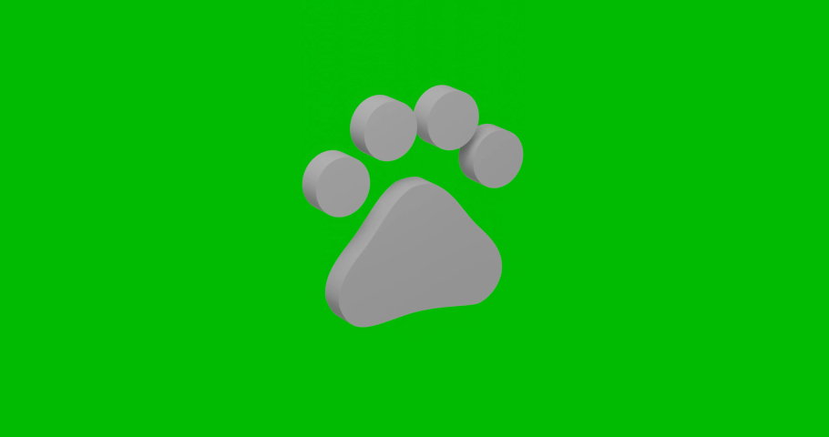 3 D Dog Paw Print Stock Video Footage - 4K and HD Video Clips ...