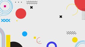 2d colorful creative flat dynamic shapes animation background for channel id  - Powered by Shutterstock - Get 15% off with code: PIKWIZARD15