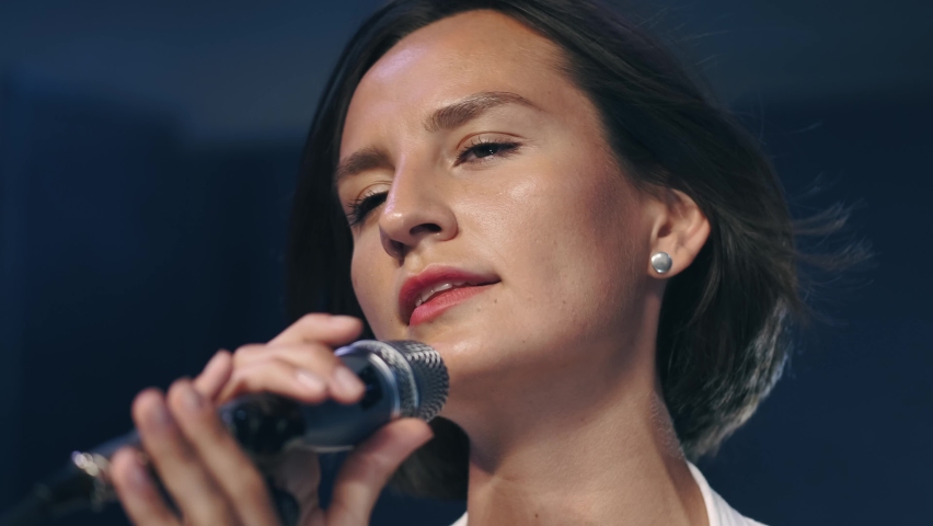 live performance playing on the stage with different musical instrument