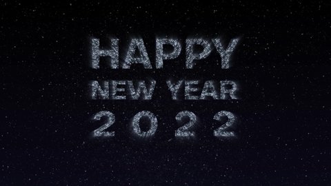 Happy New Year 2022 firework