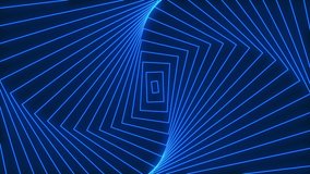 Neon Lights Rectangular Loop Background Video