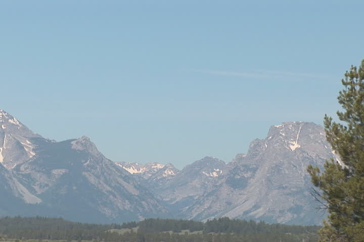 NTSC: Grand Teton National Park - pan left