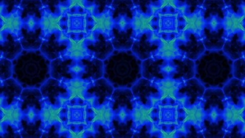 Kaleidoscopic video background. Geometrical psychedelic kaleidoscope background. 4K Psychedelic Kaleidoscope Geometric loop rotation. For VJ DJ stage loop, yoga art therapist background, fashion intro