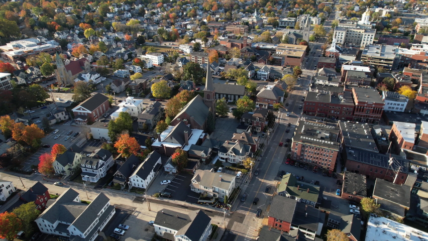 Aerial view of downtown Concord, New Hampshire image - Free stock photo ...