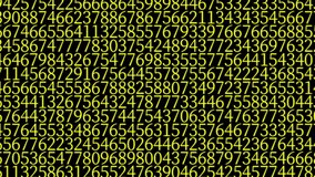 Numbers Random Background Animation Motion Graphics