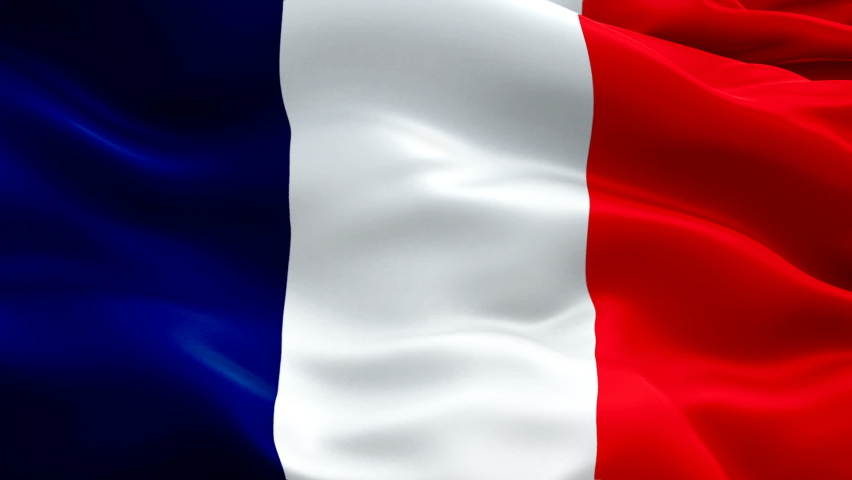 France flag. National flag of France 3d. French Flags Slow Motion video. France Flag tricolor Blowing Close Up. Flags Motion Loop HD resolution France Background. French flag Closeup 1080p HD video
 | Shutterstock HD Video #1082937397