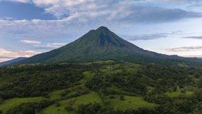 Arenal Volcano Drone Hyperlapse Originally 8K Costa Rica
