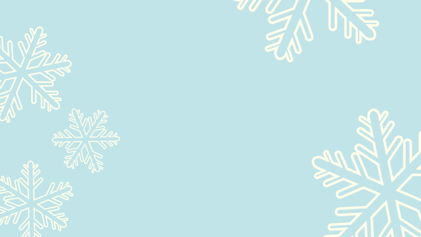 Snowflakes icons rotating on blue background. Christmas and New Year Background. Winter Background with snowflakes motion. 2023 Creative card design. Merry Christmas and Happy New Year. - Powered by Shutterstock - Get 15% off with code: PIKWIZARD15