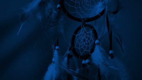 Dreamcatcher With Scary Shadows - Bad Dreams Concept