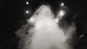 This slow video showcases a swirling fog vortex surrounded by UFO lights. - Powered by Shutterstock - Get 15% off with code: PIKWIZARD15