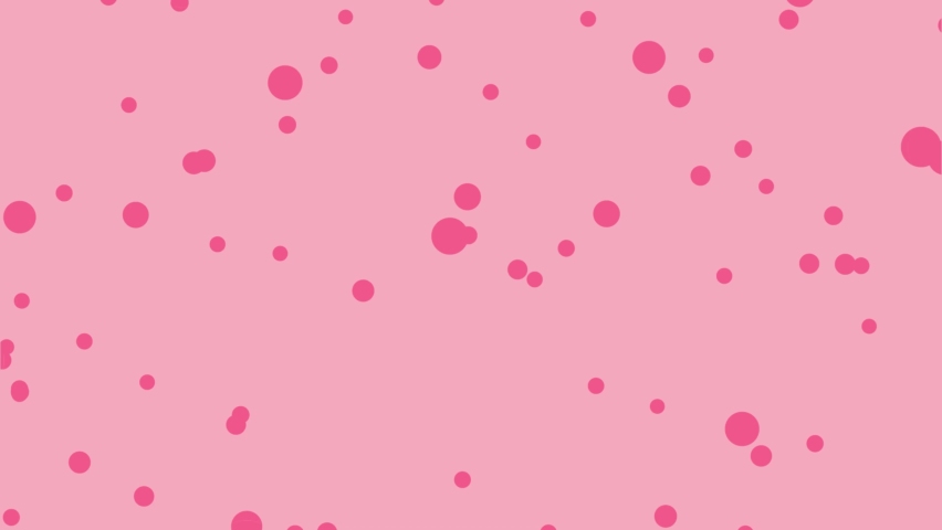 circles particles on pink background. valentines background Royalty-Free Stock Footage #1082982157