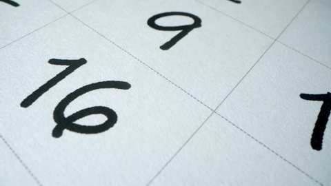 Schedule. 2022 year. Dates in the calendar