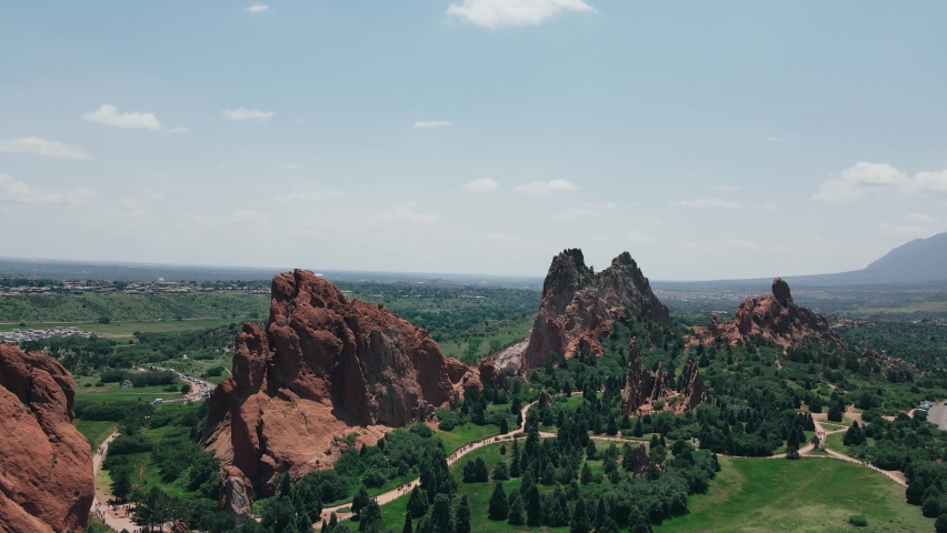 Garden of the Gods in Colorado USA