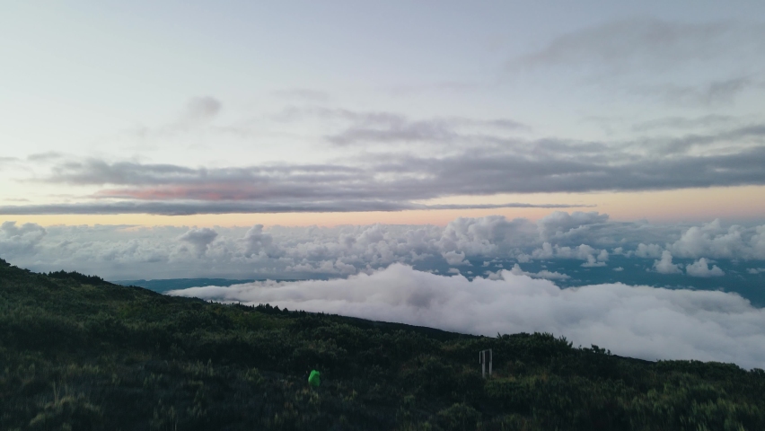 Haleakala Crater in Maui, Hawaii