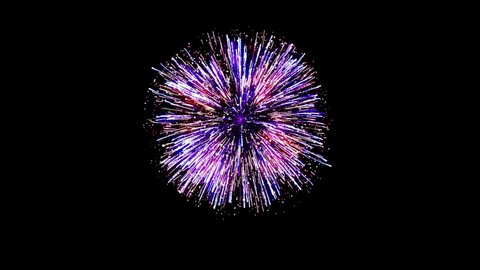 4K. loop seamless of real fireworks background. abstract blur of real golden shining fireworks with bokeh lights in the night sky. glowing fireworks show. New year's eve fireworks celebration.