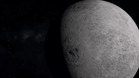 Space Moon 3DCG Digital Animation Motion Graphics