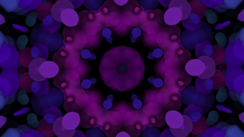 abstract colourful Kaleidoscope video background 
