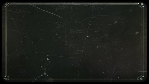 Retro effect. A re-created film frame from the silent movies era. Old Silent Film Style Text Frame. Film projector flickering background. Scratched film.
