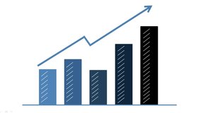 Illustrations of Statistic Curve with Arrow Growing Up showing Profit or improvement on Business. Suitable to place on business and finance content - Powered by Shutterstock - Get 15% off with code: PIKWIZARD15