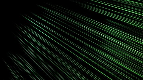 glowing neon rays on a black background. abstract green neon background