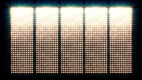 Flashing light panel animation Stock Footage