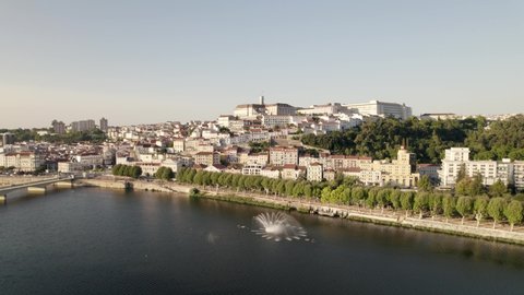 Parque da Cidade, city public park along Mondego River, Coimbra, Portugal