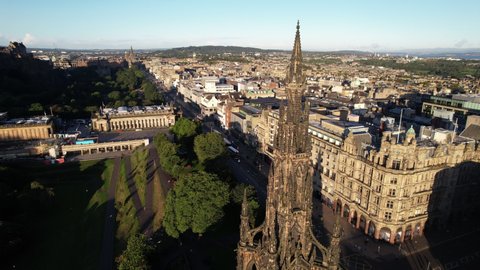 Located in Edinburgh, Scotland, the impressive Scott Monument to writer Sir Walter Scott towers nearly 150 feet into the sky.. Scott Monument, discover the tallest monument to a writer in the world