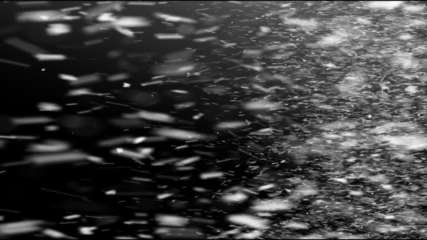 Snow storm Transition, Video Footage, Horizontal