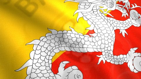 Large Looping Animated Flag Bhutan Stock Footage Video (100% Royalty-free)  25208363 | Shutterstock