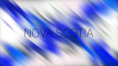 Beautiful footage in the colors of the flag of Nova Scotia. High quality 4K resolution