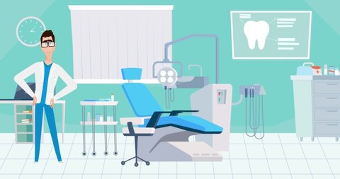 Dental Office Animation with Dentist