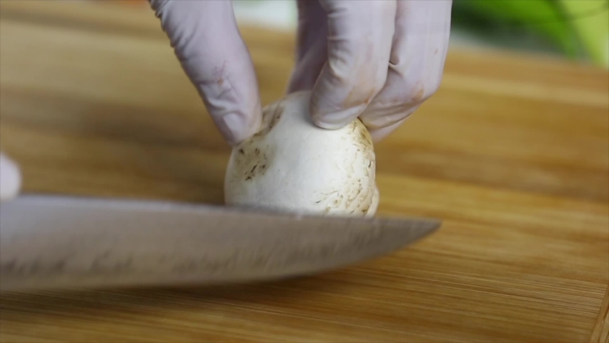 mushrooms vegetable vegeterian slice kitchen