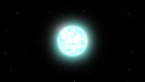 Neutron Star Flyby HD Space Scene
