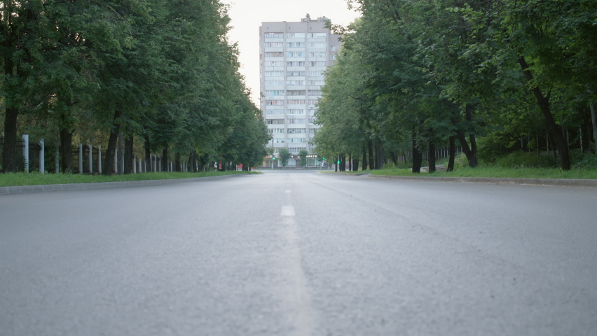 Happy running couple which abruptly standing