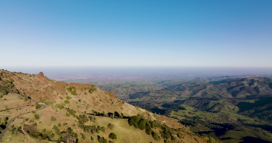 Foot Hills along Mount Diablo State Park Clayton California
