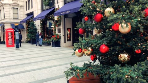 Christmas shop display, december 2021 London